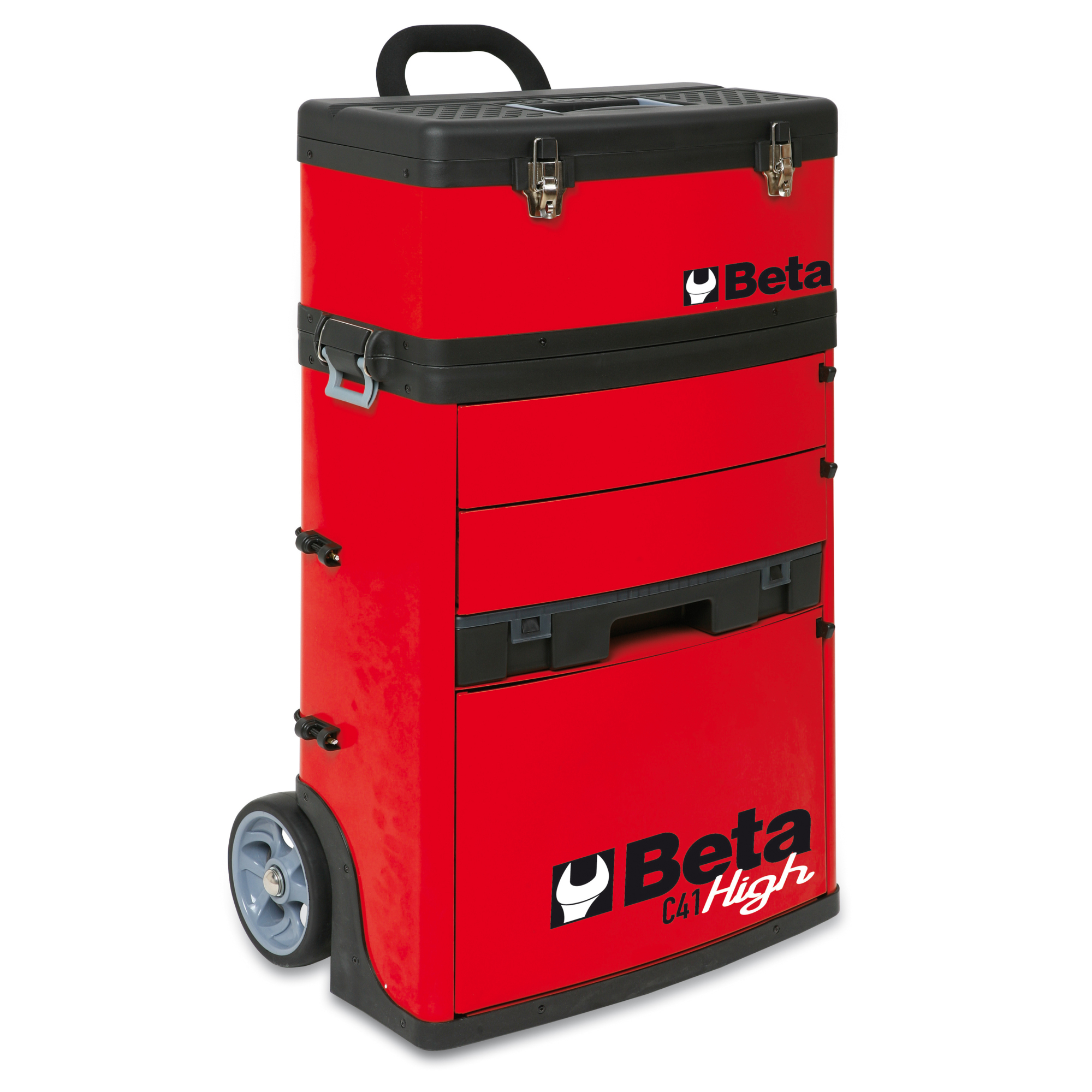 Beta, Two-Module Rolling Tool Chest, Width 19.49 in, Height 36.23 in, Model# C41H-R